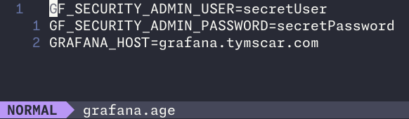 “Age secrets in your editor”