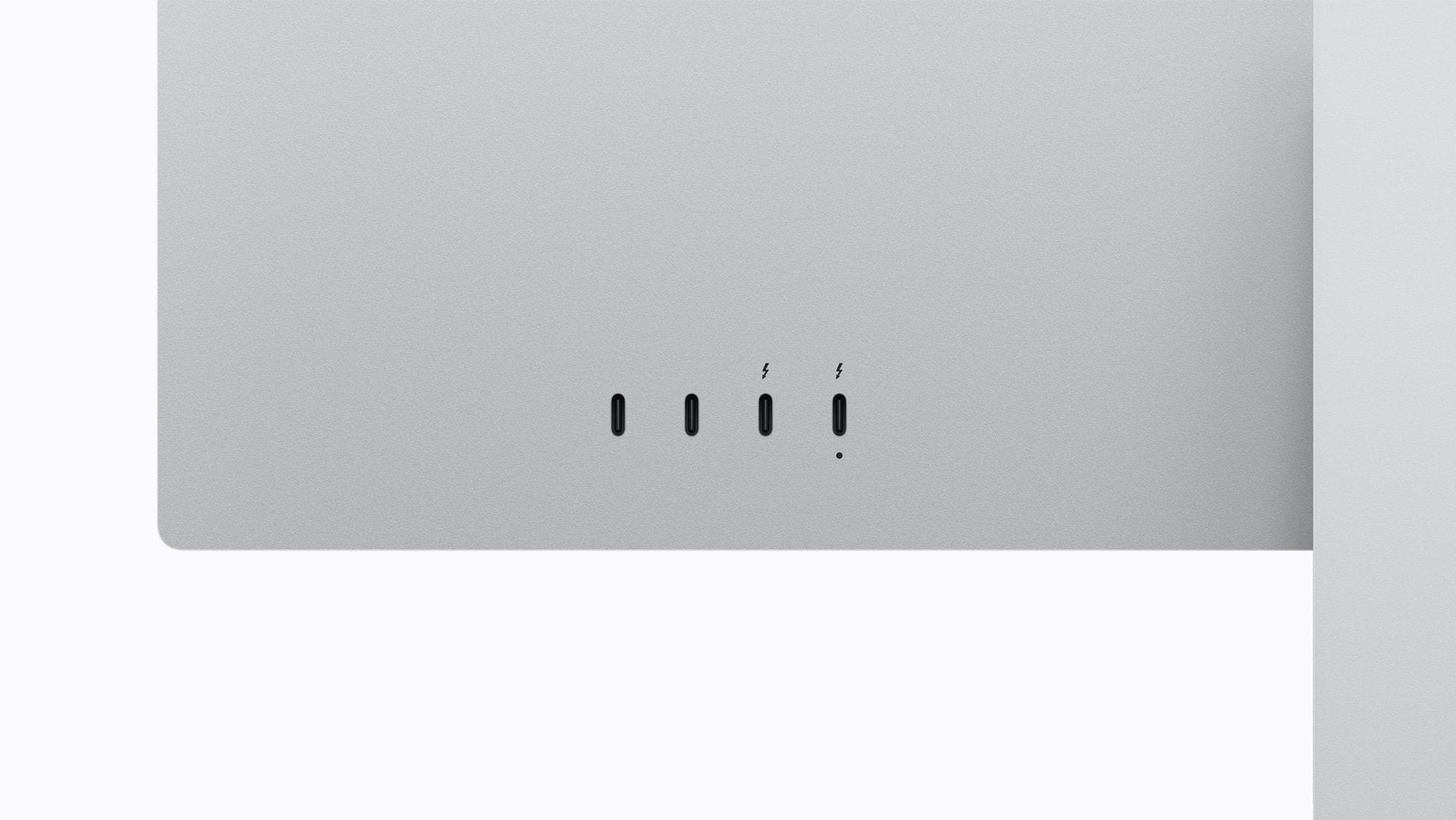 Studio Display XDR rear ports