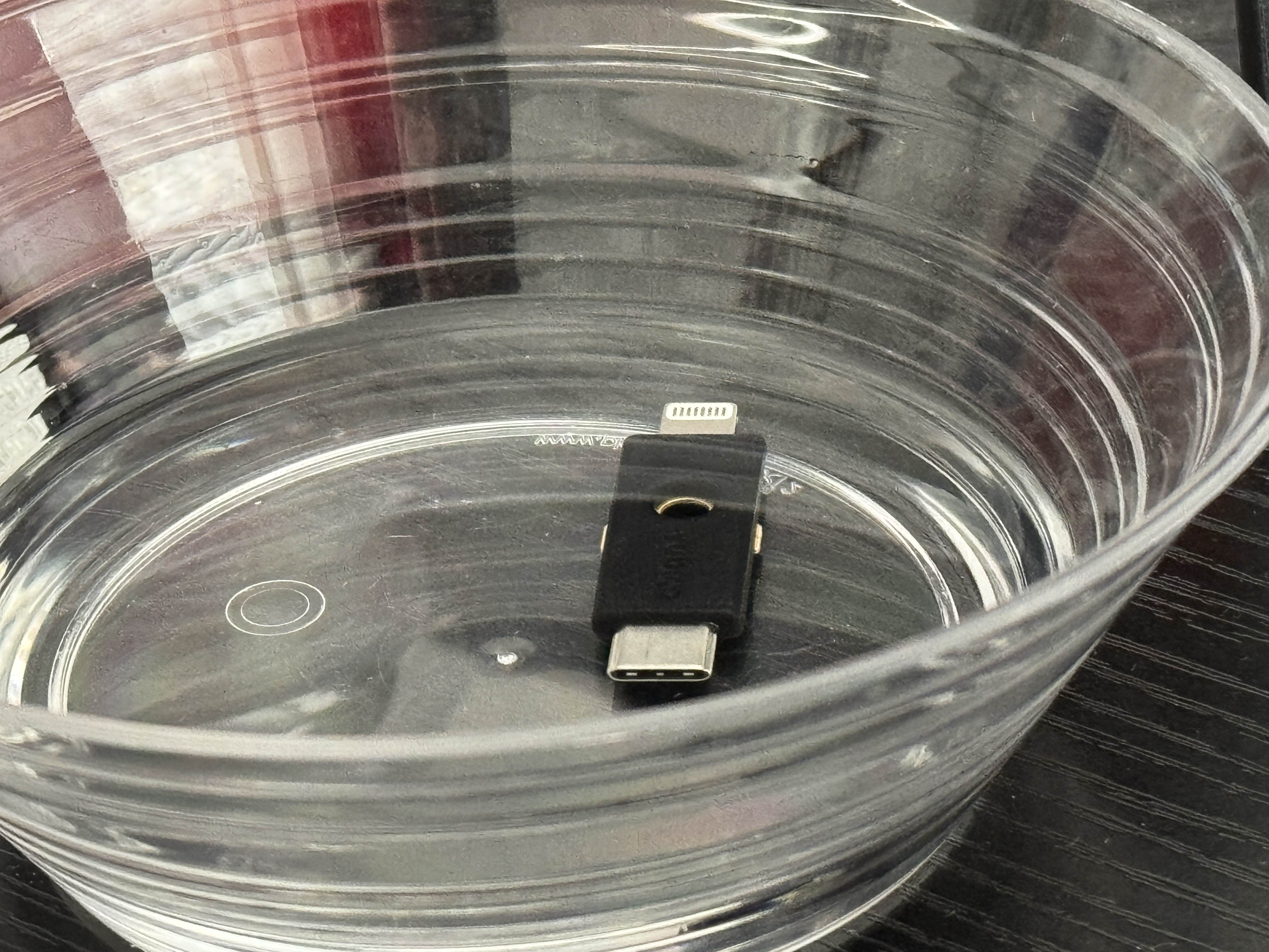 Yubikey in isopropyl alcohol